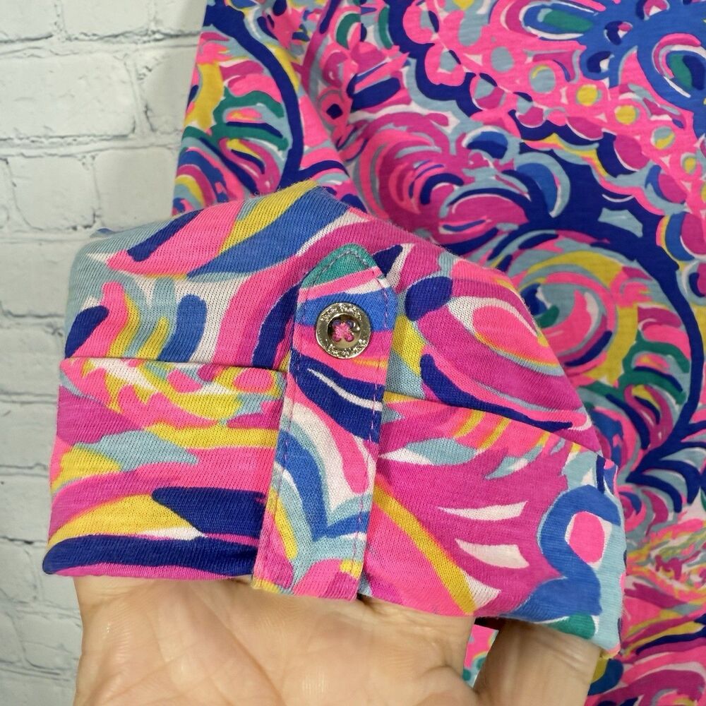 Lilly Pulitzer Girls Mini Sophie Dress Large 14-16 UPF 50 Resort Preppy - Picture 8 of 14
